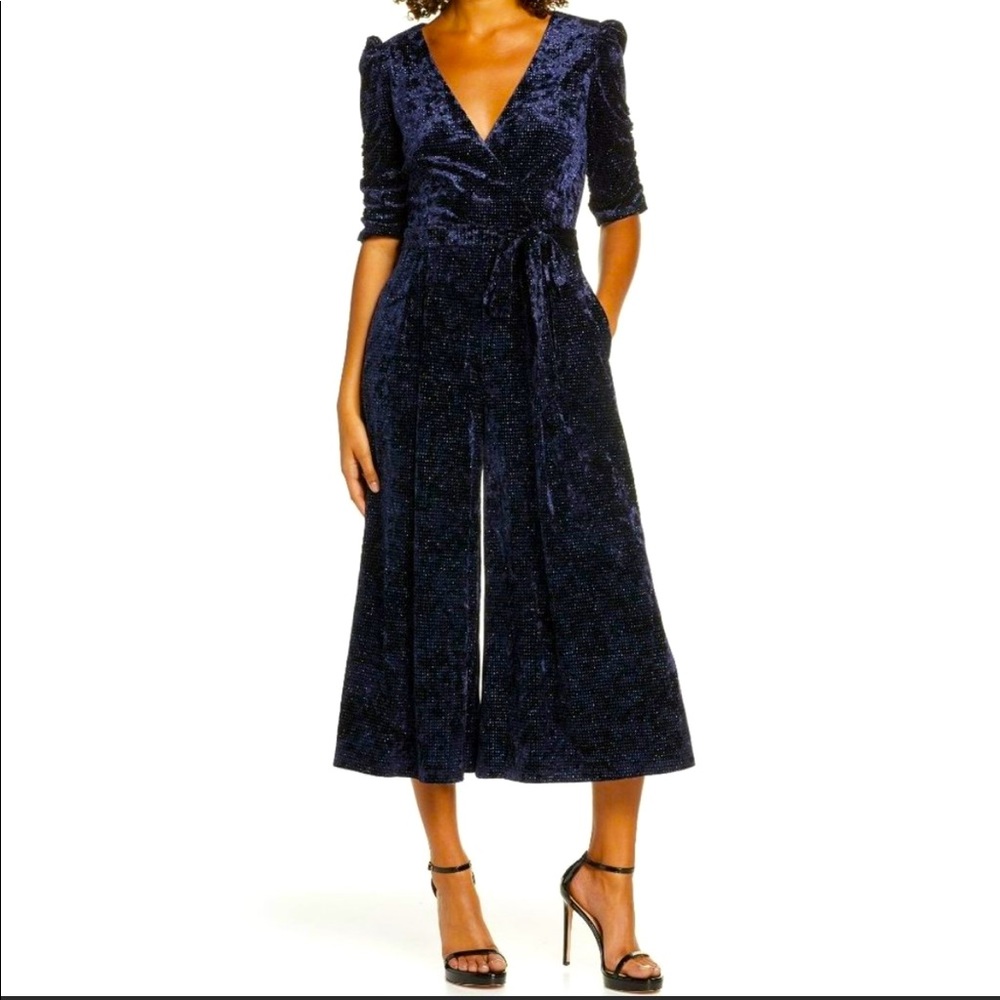Chelsea28 Velvet sparkle romper